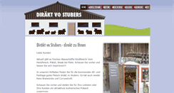 Desktop Screenshot of diraekt-vo-stubers.ch